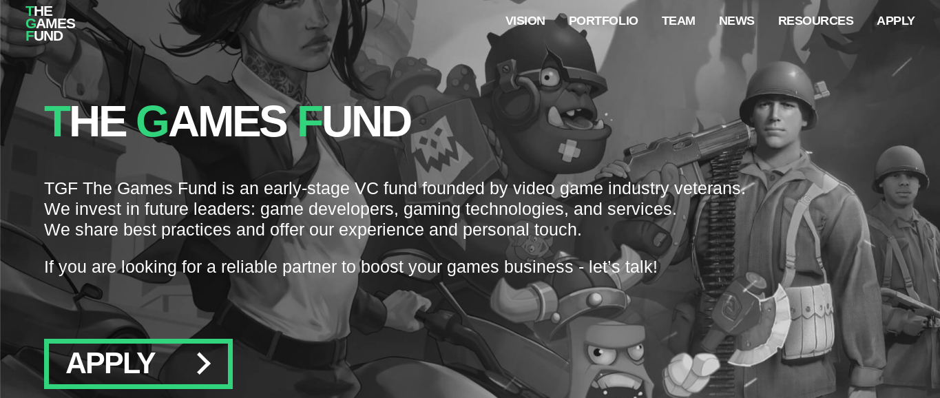 Best gaming venture capital firms: The Games Fund