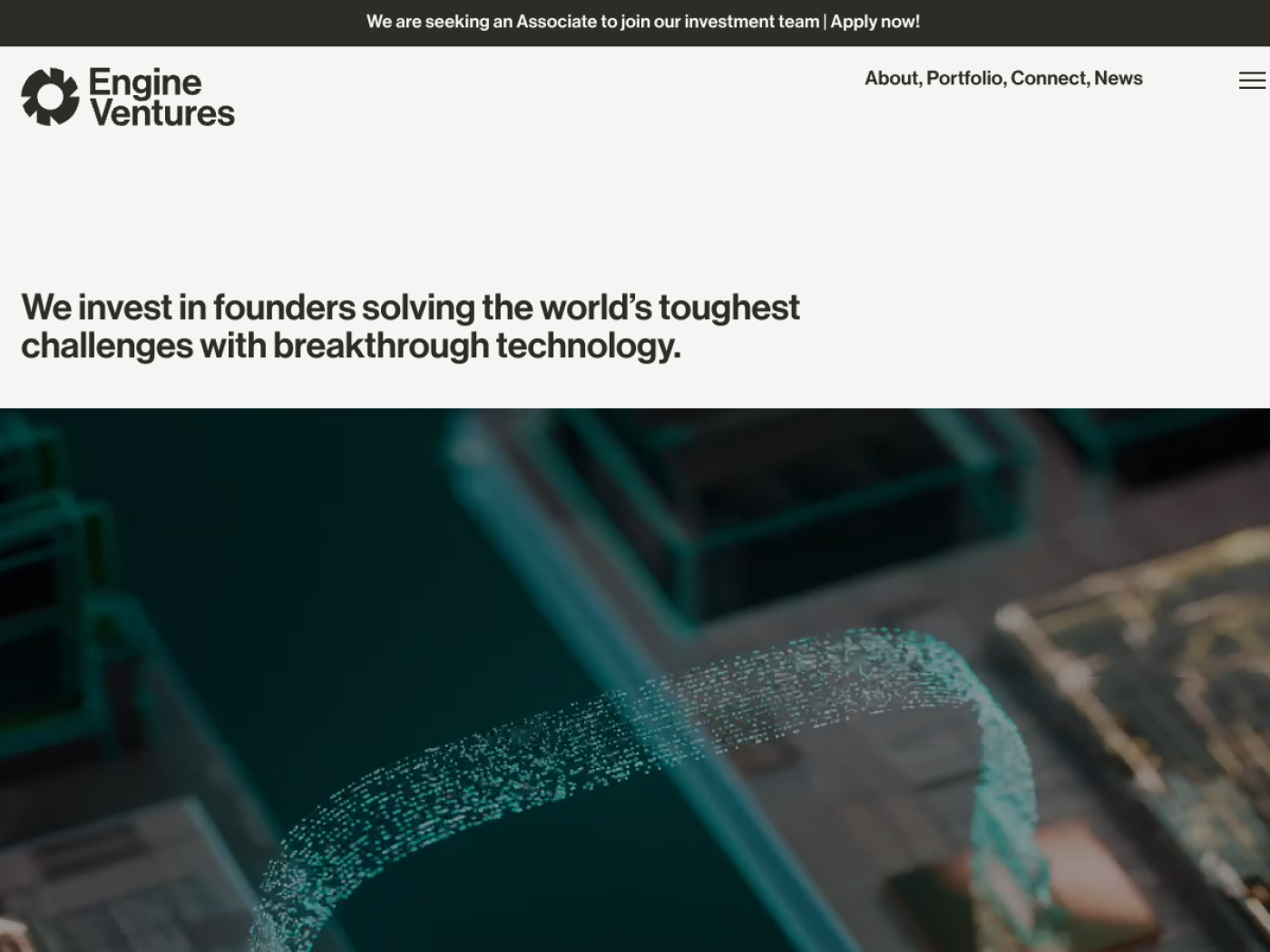 Engine Ventures tough tech investing website